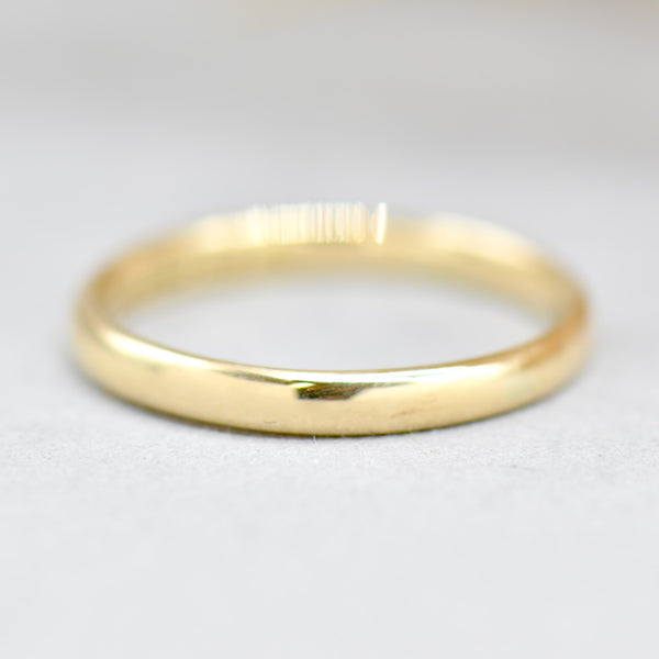 1949 H. Samuel 9ct Yellow Gold Wedding Band