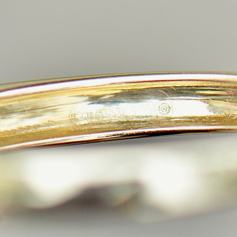 Sapphire “I LOVE YOU” 9ct Yellow Gold Solitaire Ring (1.11cts)