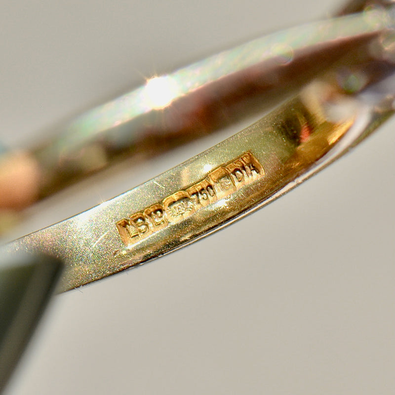 Vintage Brilliant Cut Diamond 18ct Yellow Gold Solitaire Ring (0.33ct)