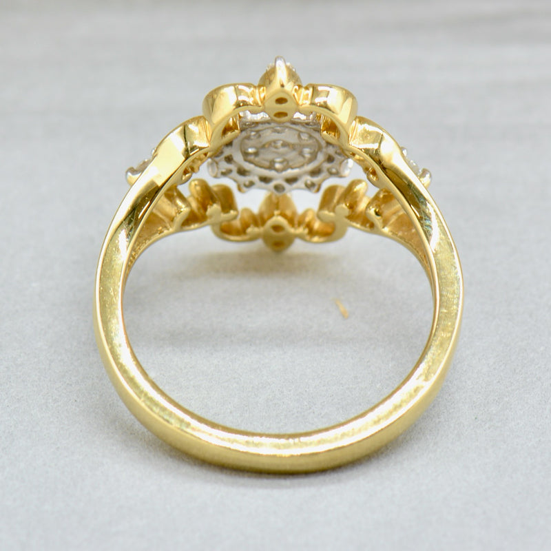 18ct Yellow Gold Diamond Ring (Canada Diavik Diamond 0.5ct)