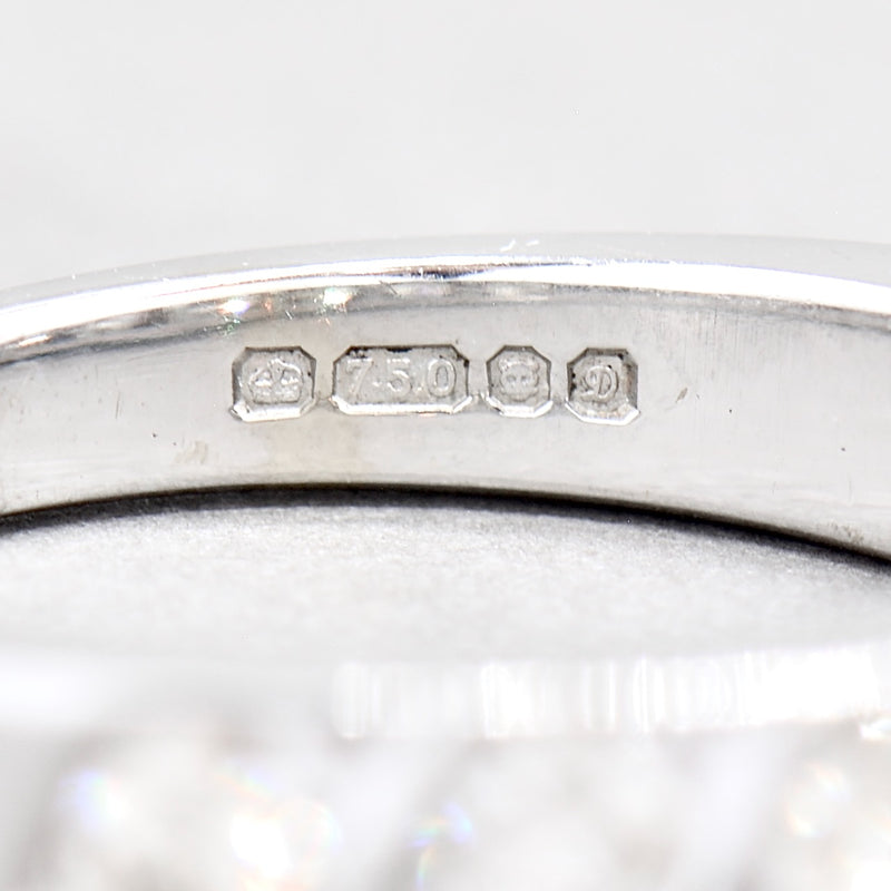 18ct White Gold Seven-Stone Diamond Half Eternity Ring