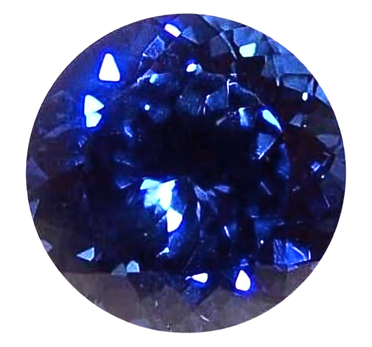 Natural Blue Sapphire 5mm Round Brilliant-Cut (Fine Colour)