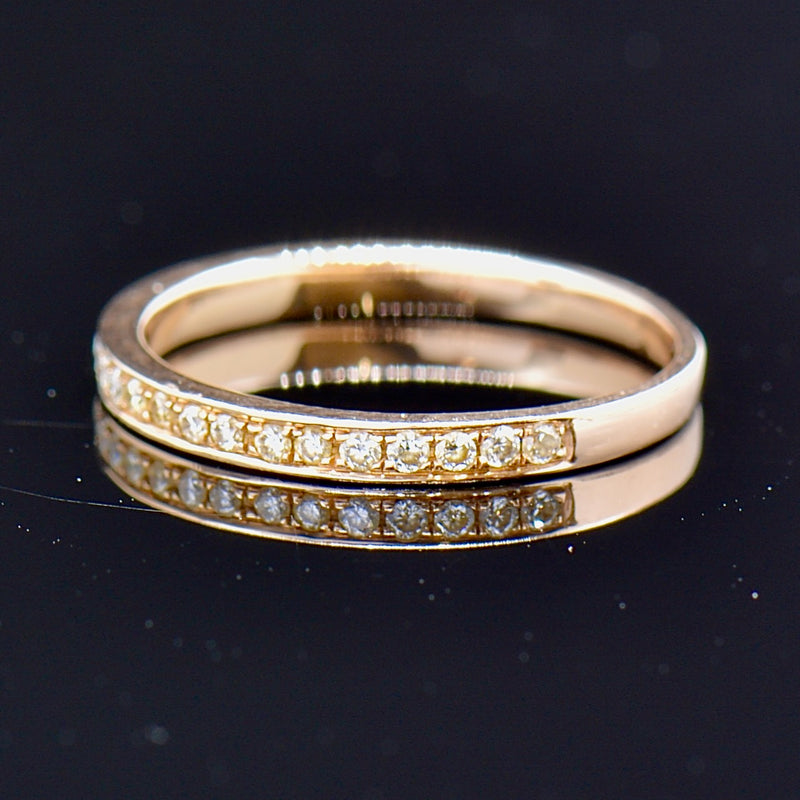 Half Eternity Diamond Wedding Band