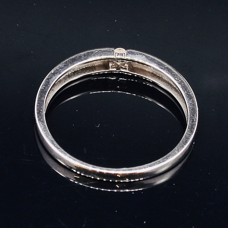 9CT White Gold Diamond Wedding Band